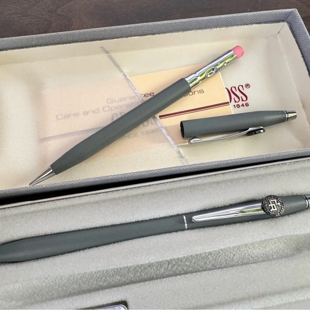 Vintage Cross Gray Mechanical Pencil Set